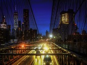 Rush Hour On the Brooklyn Bridge