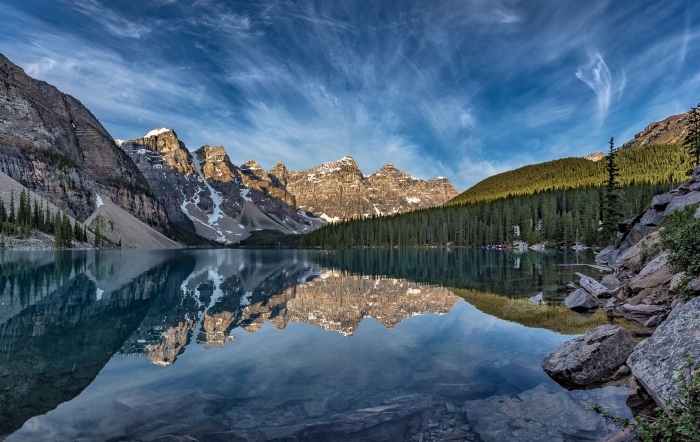 Quiet Morning on Moraine Lake