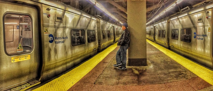 Subway Lone Traveler