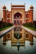 Reflecting on The Great Gate in Agra