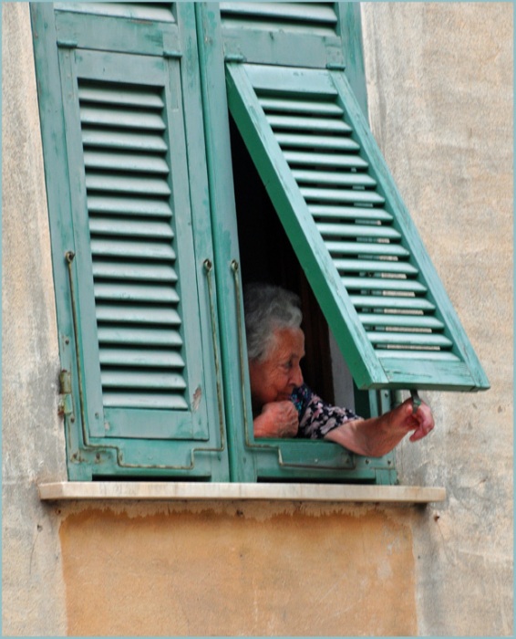 Antoinette Gombeda - Lady in Window