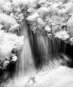 A Waterfall's Song Rises Above the Winter Chill