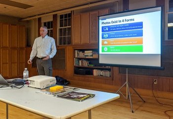 Chane presents at Bridgeport Camera Club