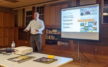 Chane presents at Bridgeport Camera Club