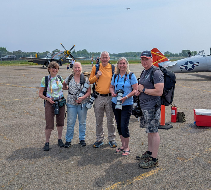 Meetup Photos from 2025 Sikorsky Airport Airpower History Tour