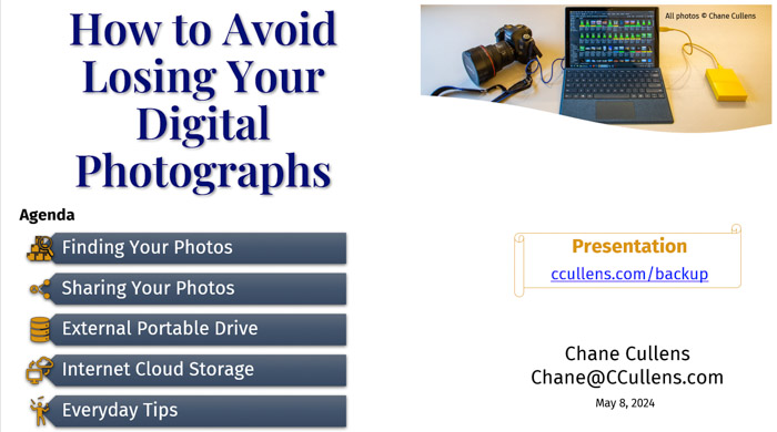 How to Avoid Losing Your Digital Photographs