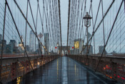 Rainy Brooklyn Bridge