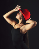 2015-10_PRINT_Rhonda-Cullens_Ive-Got-My-Red-Hat-On